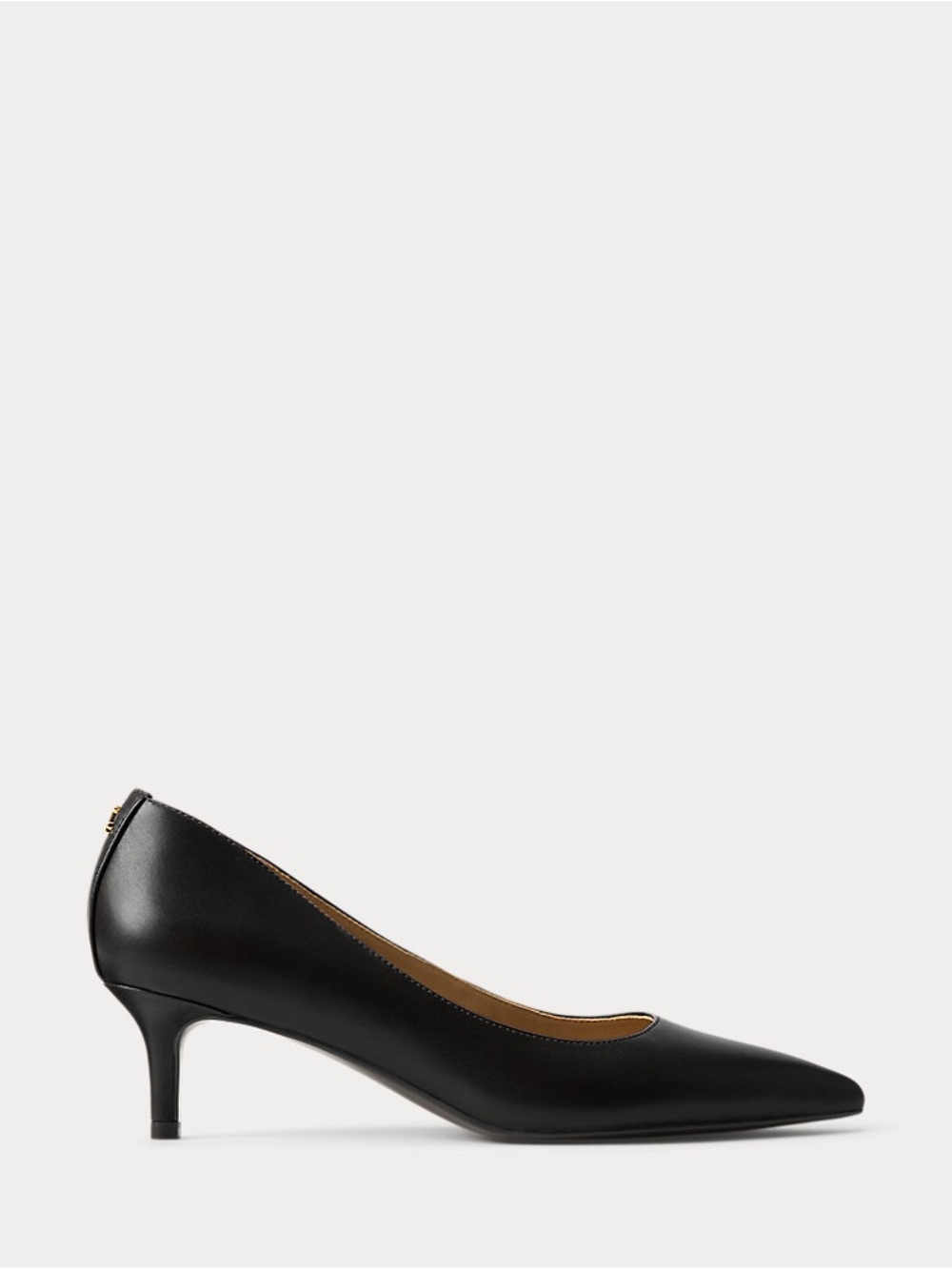 Lauren Ralph Lauren Adrienne Leather Pumps in Black, Size 9.5, NEW in Box